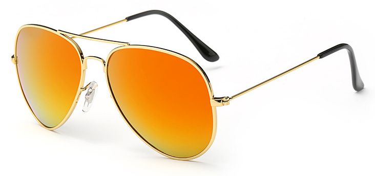 Ochelari de soare Aviator Orange - Gold